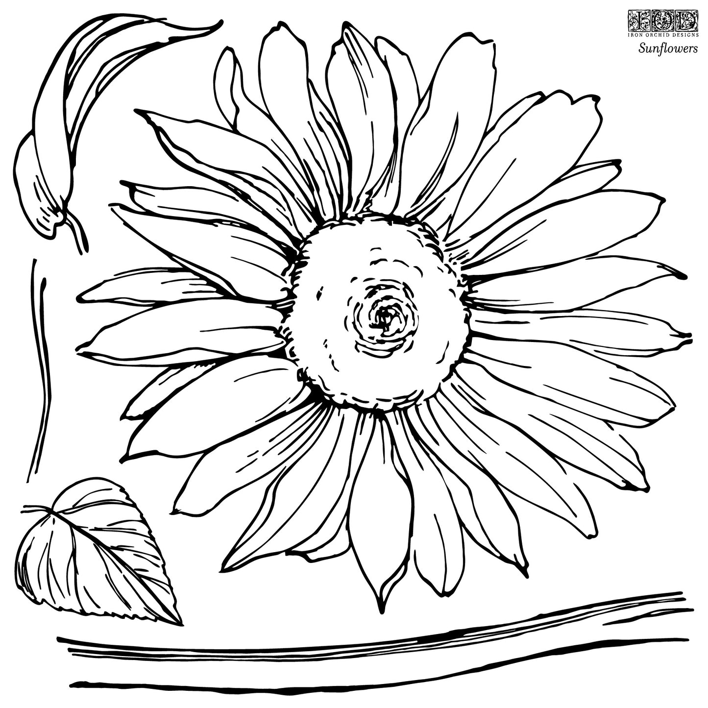 Sunflowers Stamp