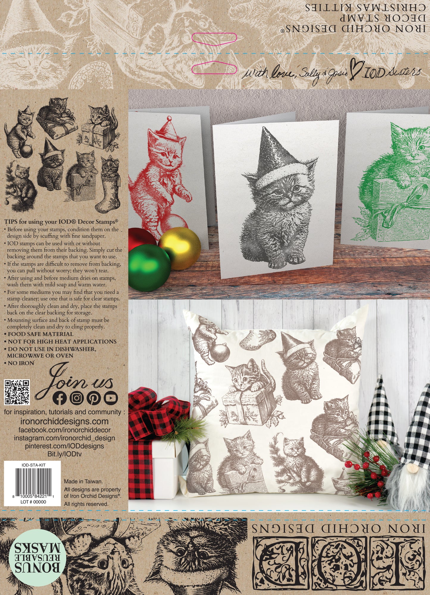 Christmas Kitties Stamp