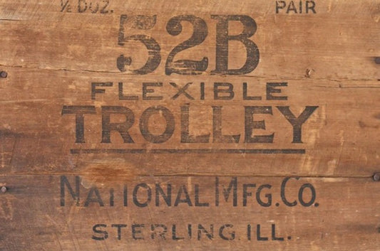 Wood Crate "Trolley"-Roycycled